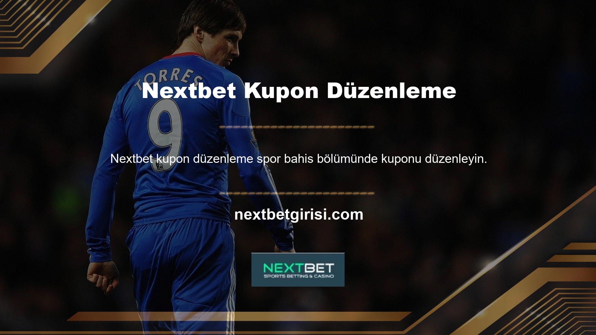 Ayrıca Nextbet futbol sporları bahisleri ile birçok spor etkinliği için indirim alabilirsiniz
